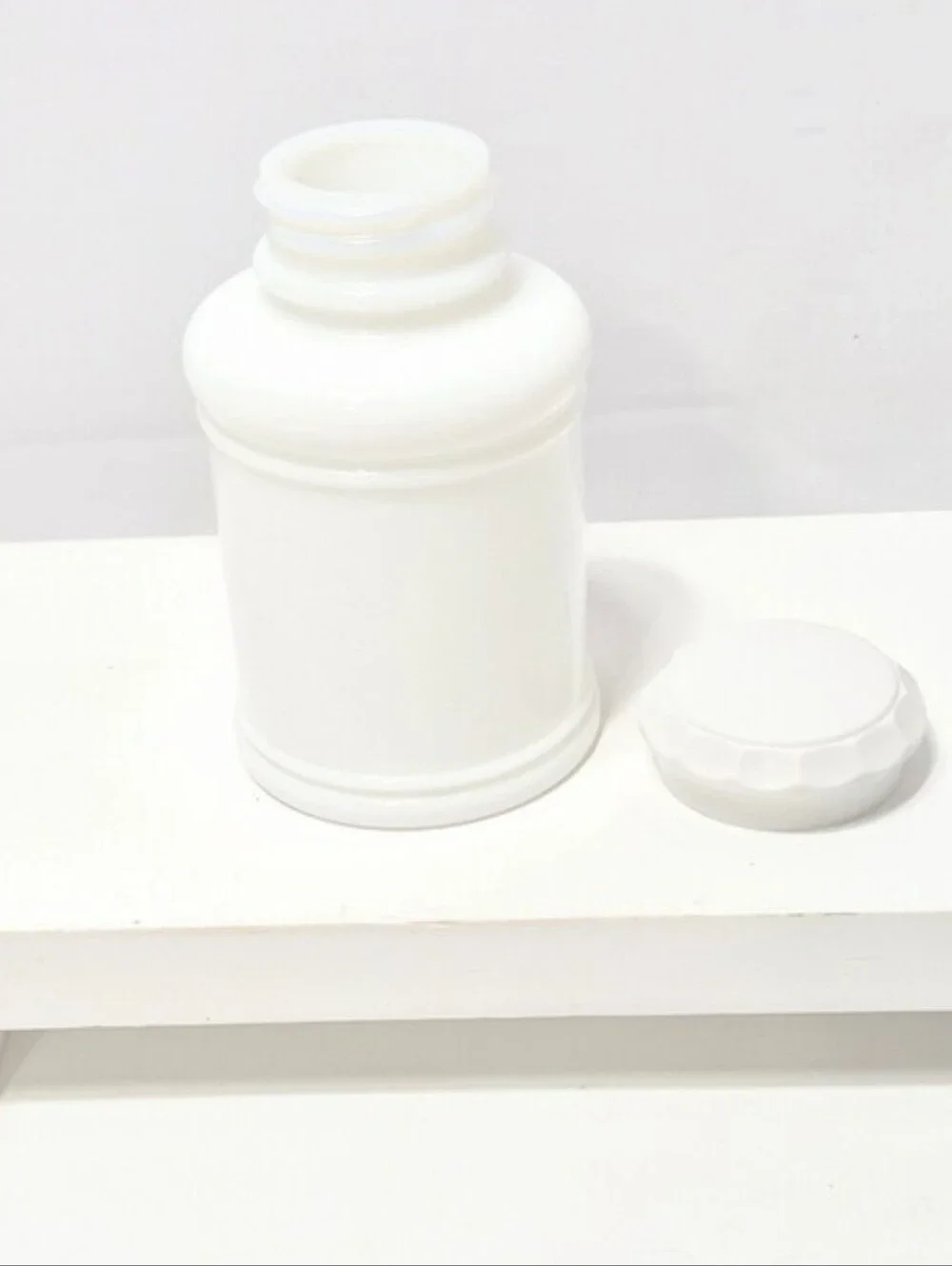 1930 's Milk Glass apothecary jar
